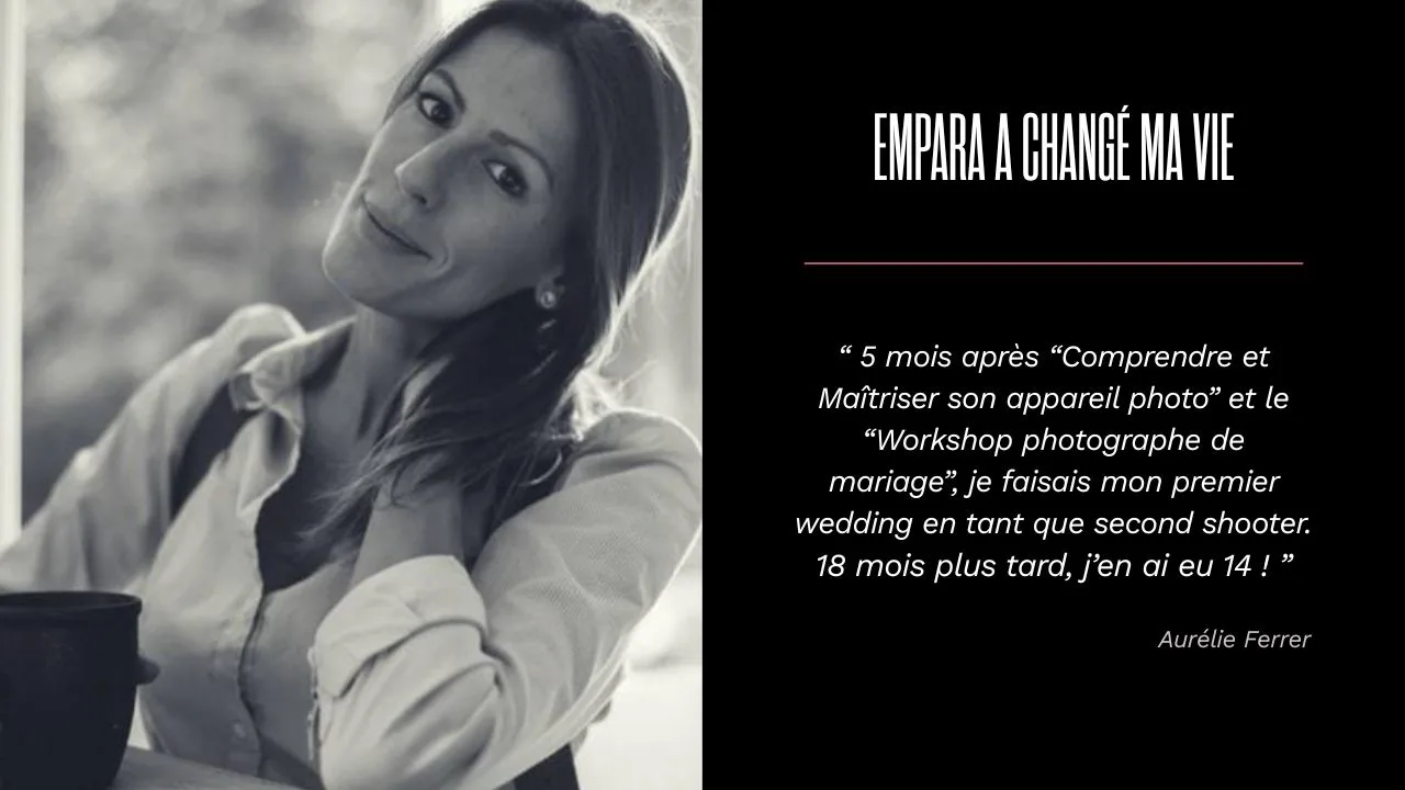 Portrait de Aurélie Ferrer, Photographe de mariage et famille