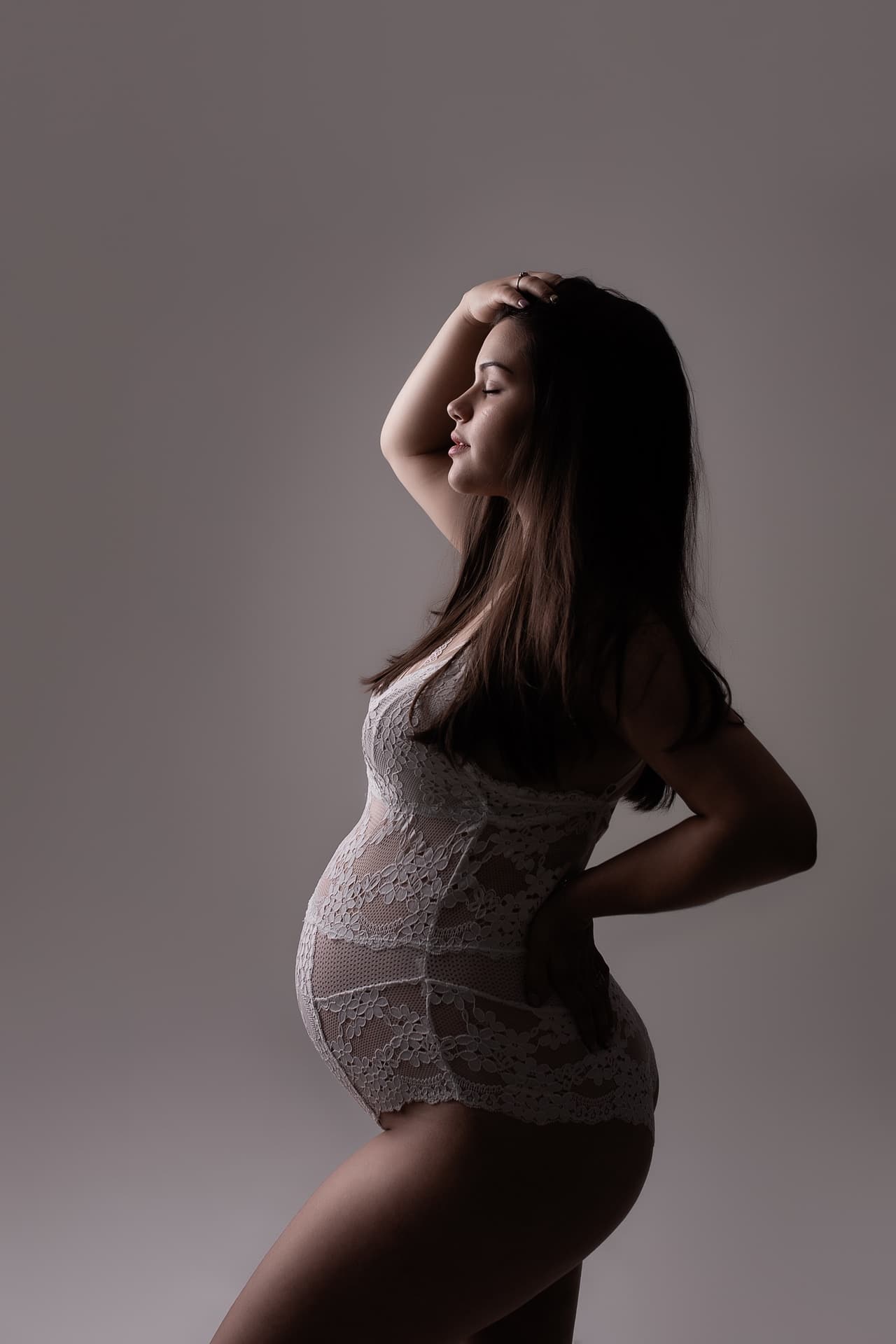 Photo 7 sur 8 réalisée par Aurélie Perillou, formateur du cours La photographie de grossesse en studio