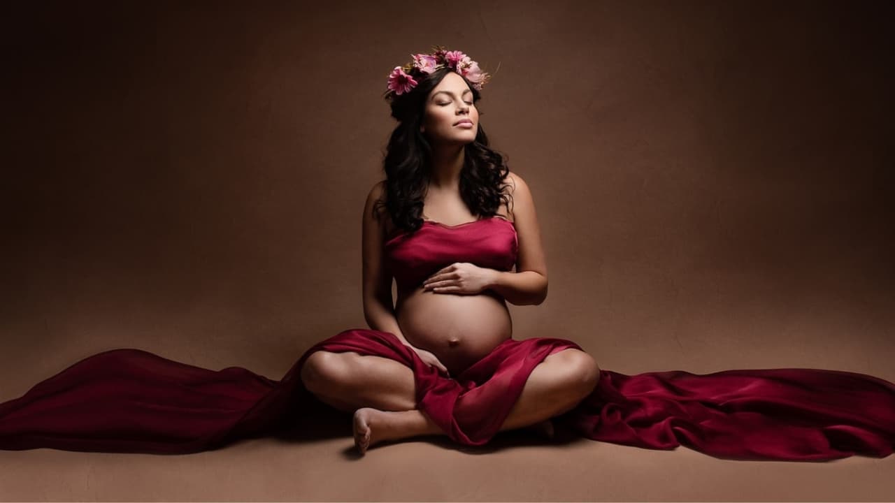 La photographie de grossesse en studio