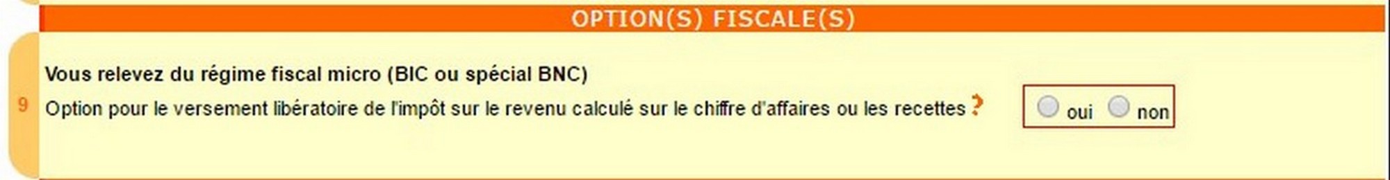 inscription auto-entreprise prélèvement libératoire impôt sur le revenu déclaration chiffre d'affaires