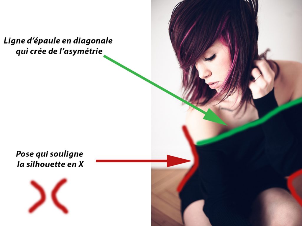 portrait femme assise